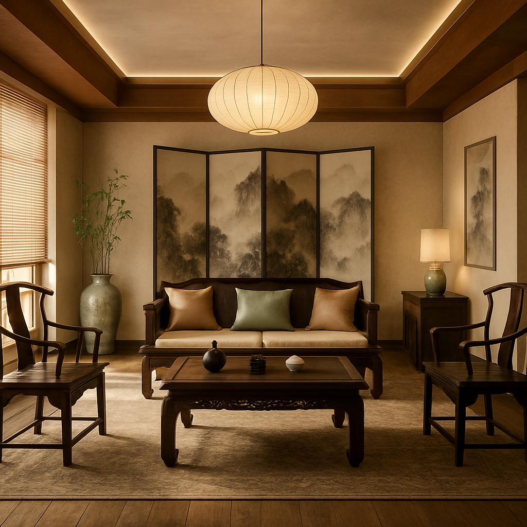 Staged in Neo-Chinese style — after