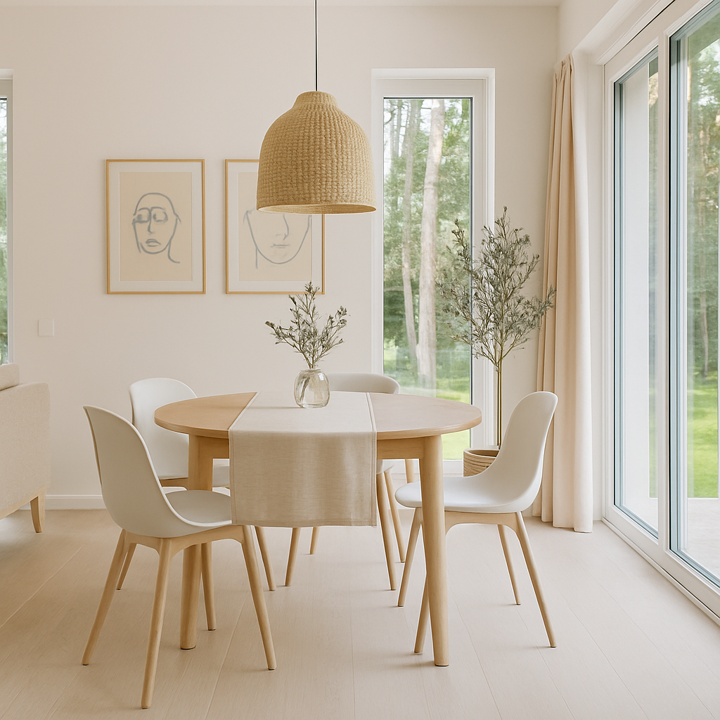 After: Dining room → Scandinavian